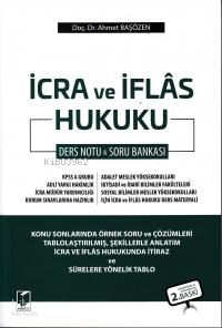 İcra ve İflas Hukuku Ders Notu % Soru Bankası