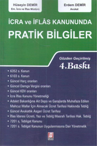 İcra ve İflas Kanununda Pratik Bilgiler