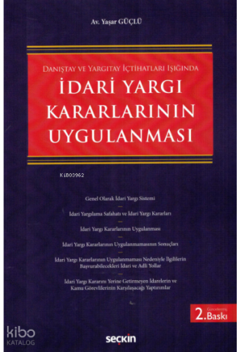 İdari Yargı Kararlarının Uygulanması