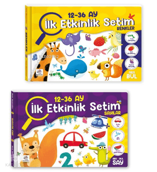 İlk Etkinlik Kitabım Seti (12 - 36 Ay) ;Sayılar - Renkler