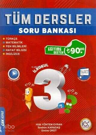 İlk Önce Yayıncılık 3. Sınıf Tüm Dersler Soru Bankası
