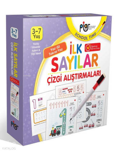 İlk Sayılar Çizgi Alıştırmalar