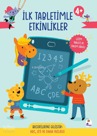 İlk Tabletimle Etkinlikler (4+ Yaş) (Ciltli - Çizim Tableti ve Kalemi)