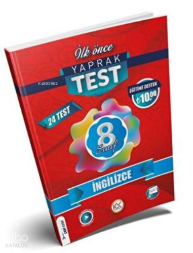 İlkönce 08.Sınıf Yaprak Test İngilizce - 2023