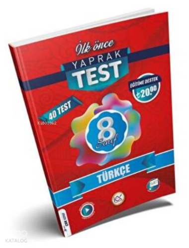 İlkönce 08.Sınıf Yaprak Test Türkçe - 2023