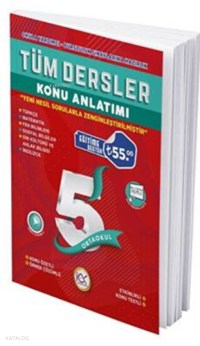 İlkönce 5.Sınıf K.A. Tüm Dersler - 2023