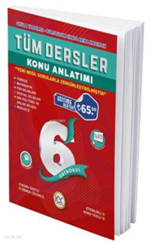 İlkönce 6.Sınıf K.A. Tüm Dersler - 2023