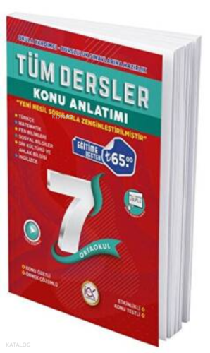 İlkönce 7.Sınıf K.A. Tüm Dersler - 2023