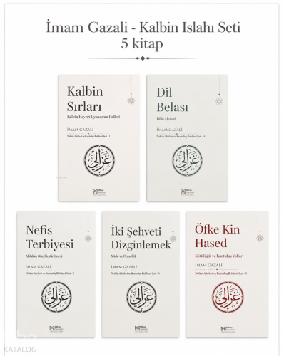 İmam Gazali - Kalbin Islahı Seti (5 Kitap)