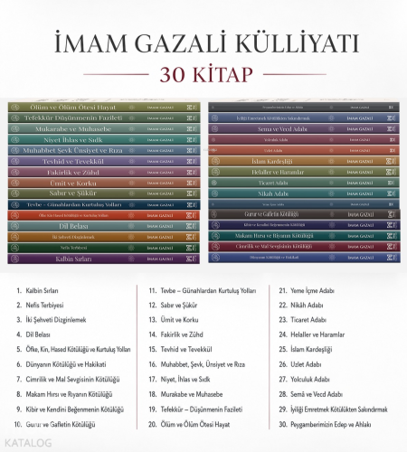 İmam Gazali Külliyatı (30 Kitap)