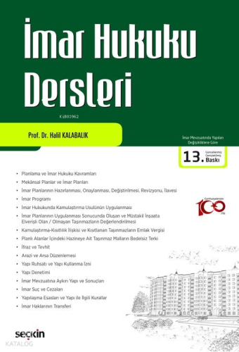 İmar Hukuku Dersleri