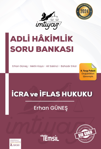 İmtiyaz Adli Hakimlik İcra Ve İflas Hukuku Soru Bankası