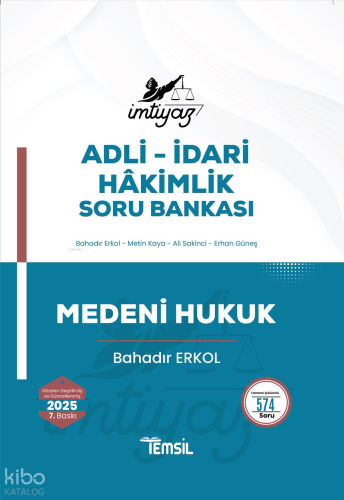 İmtiyaz Adli-İdari Hâkimlik Soru Bankası - Medeni Hukuk