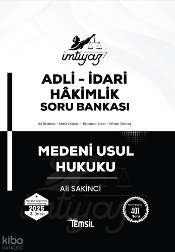 İmtiyaz Adli-İdari Hâkimlik Soru Bankası - Medeni Usul Hukuku