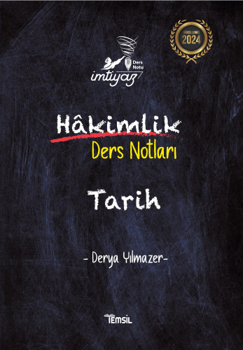 İmtiyaz Hakimlik Ders Notları Tarih - Kitapiks.com