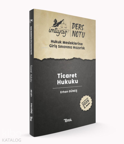 İmtiyaz HMGS Ders Notları Ticaret Hukuku