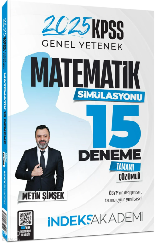 İndeks Akademi 2025 KPSS Matematik 15 Deneme Çözümlü