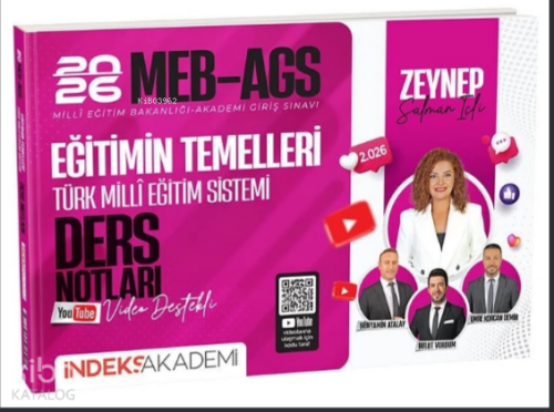 İndeks Akademi 2026 MEB-AGS Eğitimin Temelleri ve Türk Milli Eğitim Si