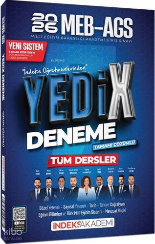 İndeks Akademi 2026 MEB-AGS Tüm Dersler YediX 7 Deneme Çözümlü İndeks 