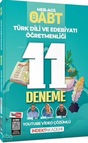 İndeks Akademi 2026 ÖABT MEB-AGS Türk Dili ve Edebiyatı 11 Deneme Youtube Video Çözümlü