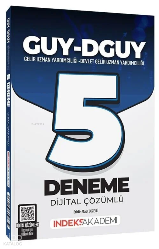İndeks Akademi GUY-DGUY Gelir Uzman Yardımcılığı 5 Deneme Çözümlü