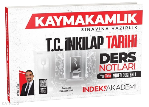 İndeks Akademi Kaymakamlık TC İnkılap Tarihi Video Ders Notları