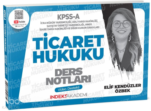 İndeks Akademi KPSS A Grubu Ticaret Hukuku Soru Bankası Çözümlü