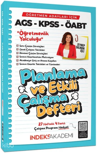 İndeks Akademi MEB-AGS ÖABT Öğretmenlik Yolculuğu Planlama ve Etkili Ç