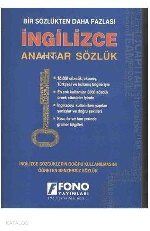 İngilizce Anahtar Sözlük