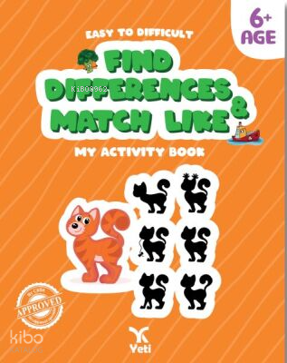 İngilizce Kolaydan Zora Farkı Bul Benzerini Eşleştir Kitabı