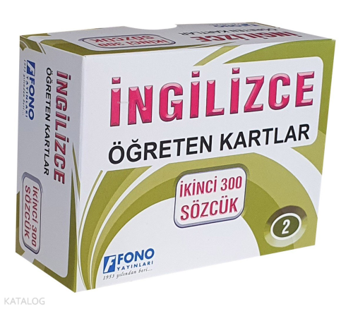 İngilizce Öğreten Kartlar 2 - İkinci 300 Sözcük
