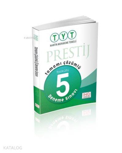 İnovasyon Yayınları TYT Prestij Tamamı Çözümlü 5 Deneme Sınavı İnovasyon 