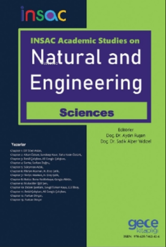 INSAC Academic Studies On Natural and Engineering Sciences - Kitapiks.
