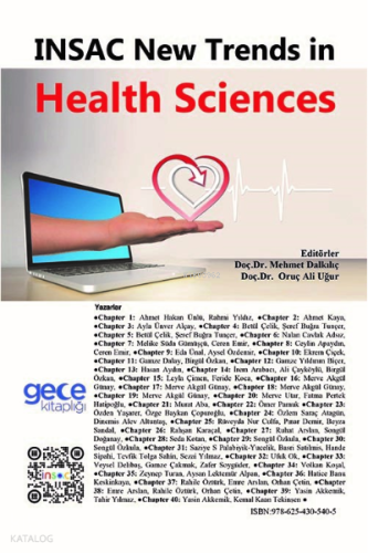 Insac New Trends in Health Sciences