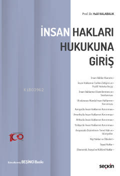 İnsan Hakları Hukukuna Giriş - Kitapiks.com