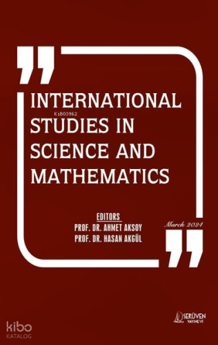 International Studies in Science and Mathematics - March 2024