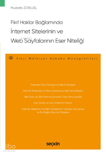 İnternet Sitelerinin ve Web Sayfalarının Eser Niteliği