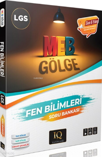 IQ Yayınları Lgs Gölge Fen Bilgisi Soru Bankası