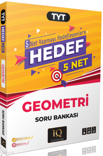 IQ Yayınları TYT-AYT Hedef 5 Net Geometri Soru Bankası