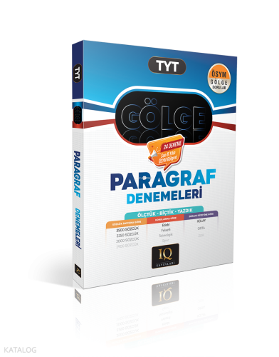 IQ Yayınları TYT Gölge Paragraf Denemeleri