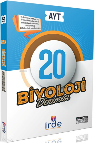 İrde Yayınları AYT Biyoloji 20 Deneme
