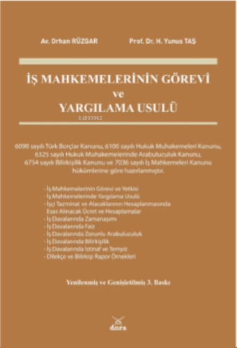 İş Mahkemelerinin Görevi Ve Yargılama Usulü - Kitapiks.com
