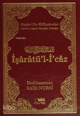 İşaratü'l-İ'caz - Kitapiks.com