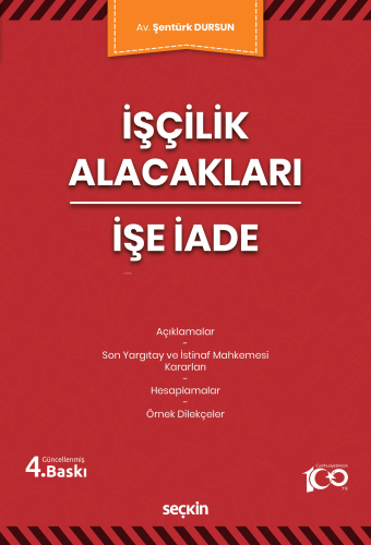 İşçilik Alacakları – İşe İade - Kitapiks.com