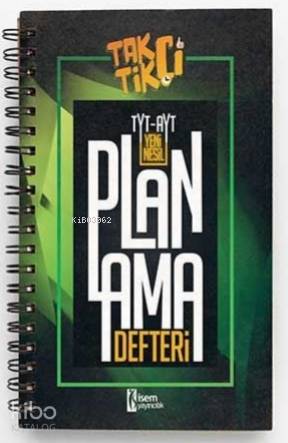 İsem 2021 TYT- AYT Taktikçi Yeni Nesil Planlama Defteri İsem Yayıncılık