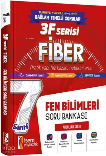 İsem 7. Sınıf Fen Bilimleri 3F Fiber Soru Bankası