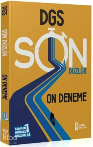 İsem Yayıncılık 2025 DGS Son Düzlük 10 Deneme - Kitapiks.com