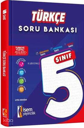 İsem Yayıncılık  5. Sınıf Türkçe Soru Bankası