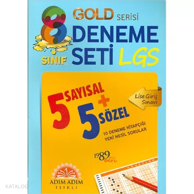 Işıklı - Adım Adım Işıklı 8.Sınıf Lgs 10 Fasiküllü Deneme