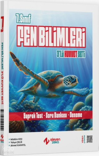 İşleyen Zeka 7. Sınıf Fen Bilimleri 3 lü Kuvvet Serisi Seti